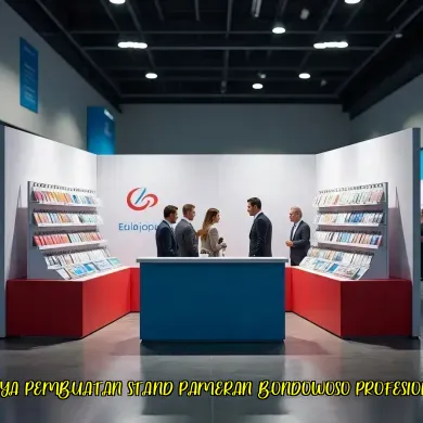 biaya pembuatan stand pameran bondowoso profesional